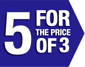 5 Bottles for the Price of 3