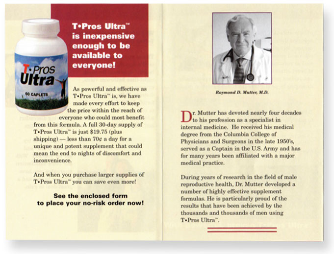 Raymond D Mutter Mail Order Scam