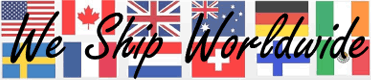 We Ship Worldwide